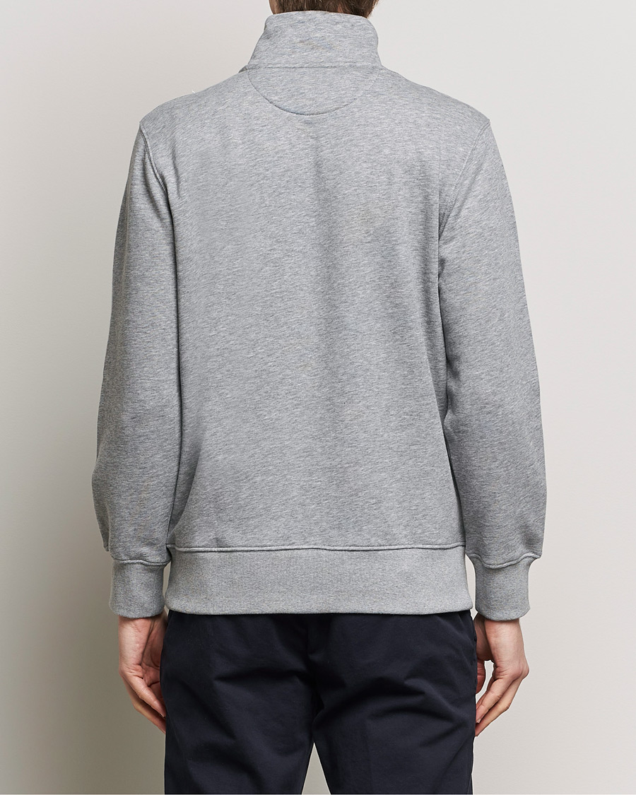 Heren | Truien | GANT | Original Full Zip Grey Melange
