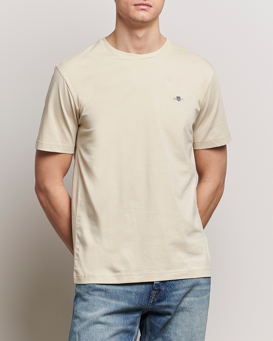 Heren |  | GANT | The Original T-Shirt Silky Beige