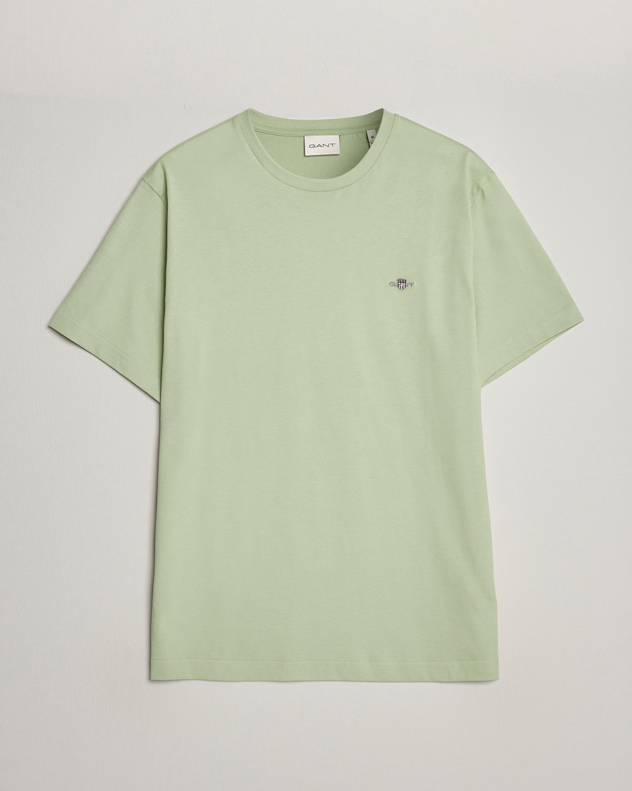 Heren | T-shirts | GANT | The Original T-Shirt Milky Matcha