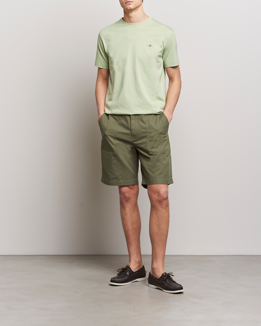 Heren | T-shirts | GANT | The Original T-Shirt Milky Matcha
