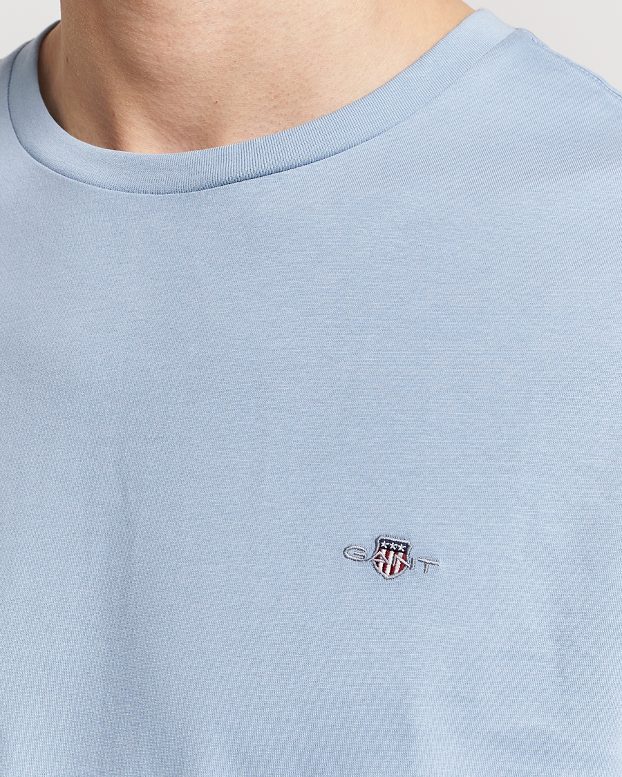 Heren | T-shirts | GANT | The Original T-Shirt Dove Blue