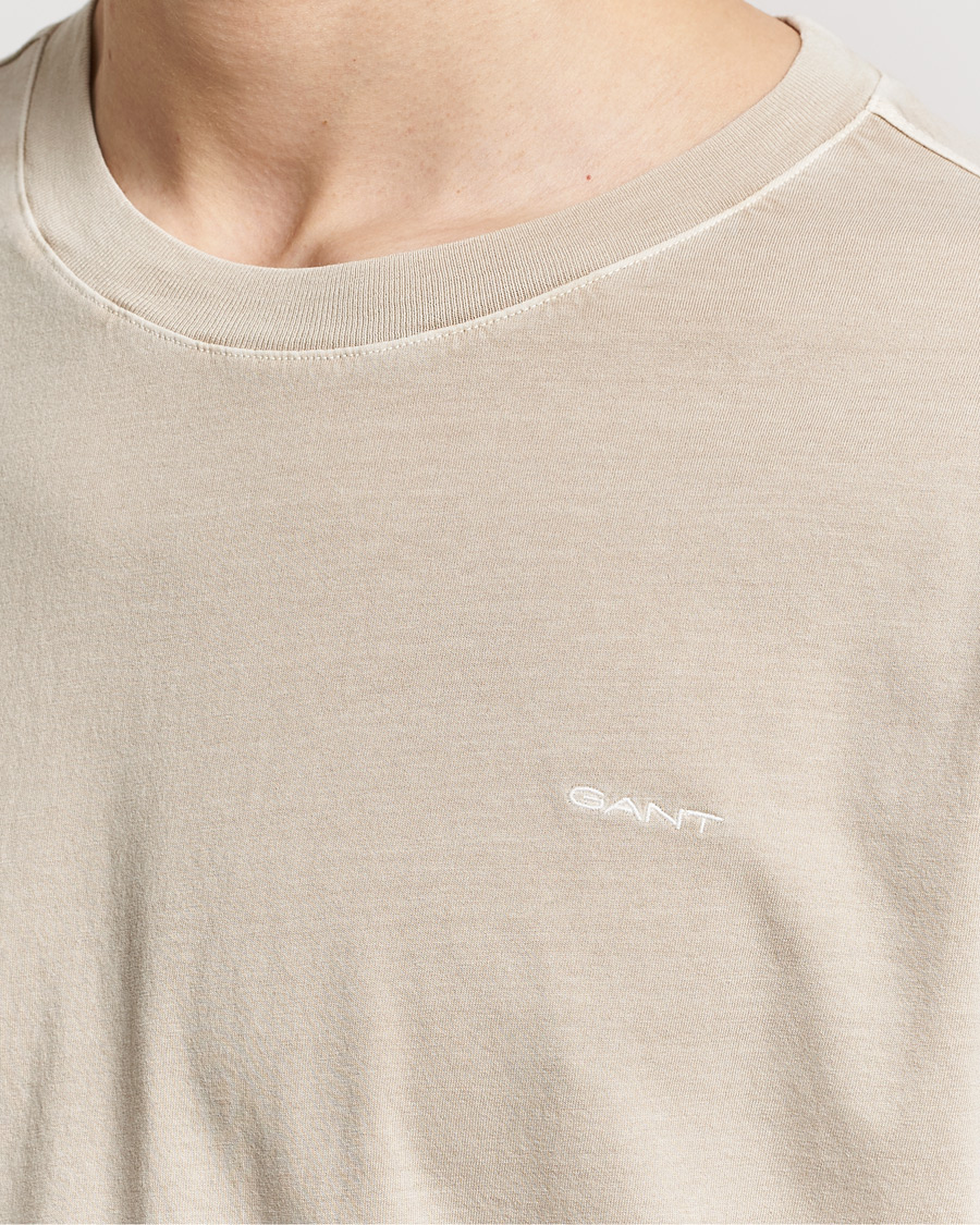 Heren | T-shirts | GANT | Sunbleached T-Shirt Silky Beige