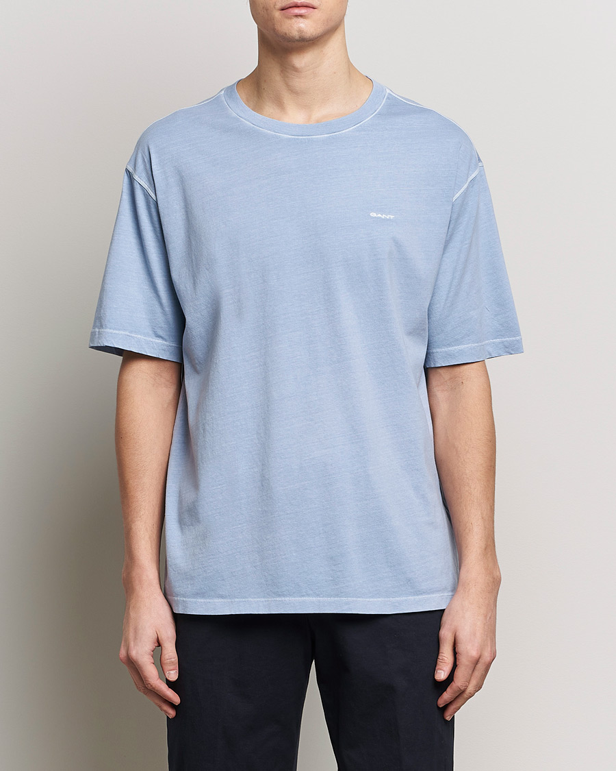 Heren | T-shirts | GANT | Sunbleached T-Shirt Dove Blue