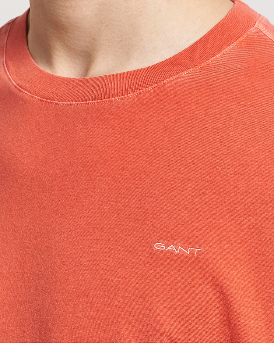 Heren | T-shirts | GANT | Sunbleached T-Shirt Burnt Orange