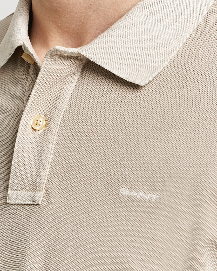 Heren | Polo's | GANT | Sunbleached Polo Silky Beige