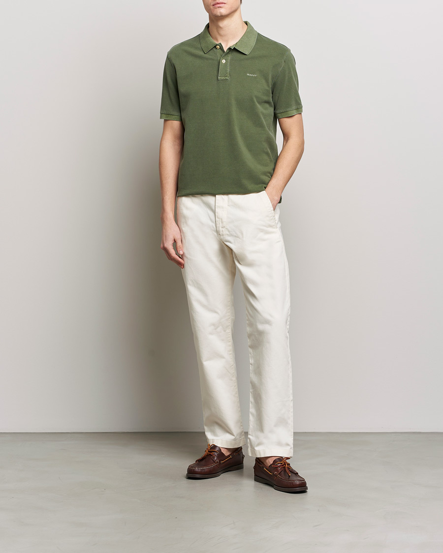 Heren | Polo's | GANT | Sunbleached Polo Pine Green
