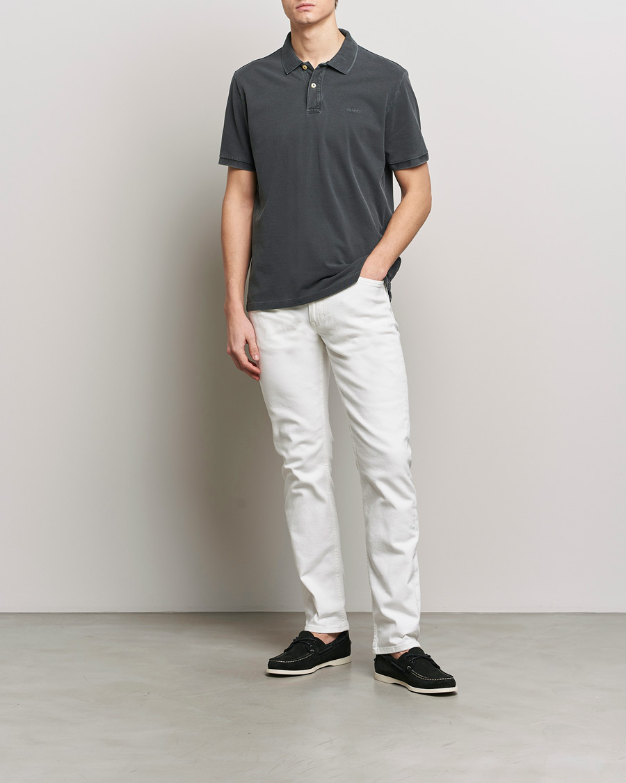 Heren | Polo's | GANT | Sunbleached Polo Black