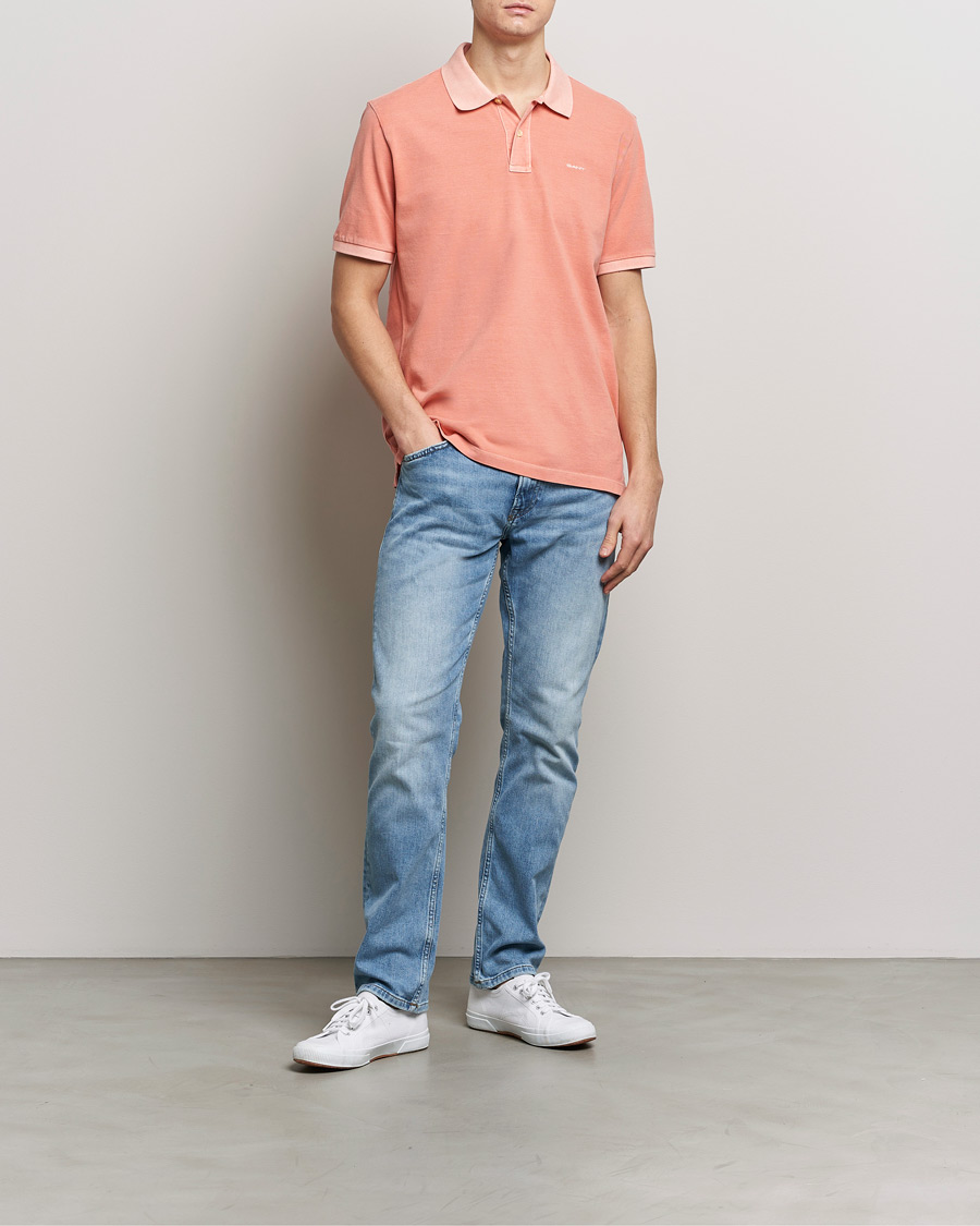 Heren | Polo's | GANT | Sunbleached Polo Peachy Pink