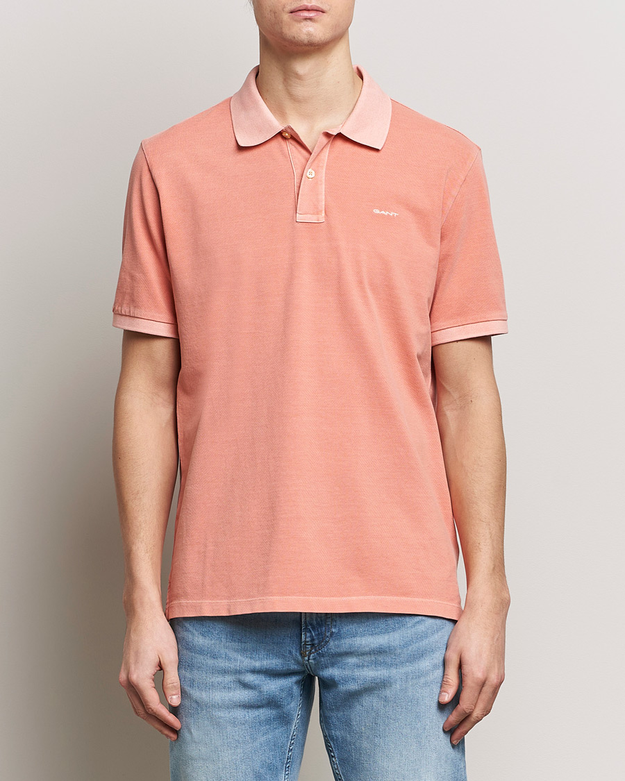 Heren | Polo's | GANT | Sunbleached Polo Peachy Pink