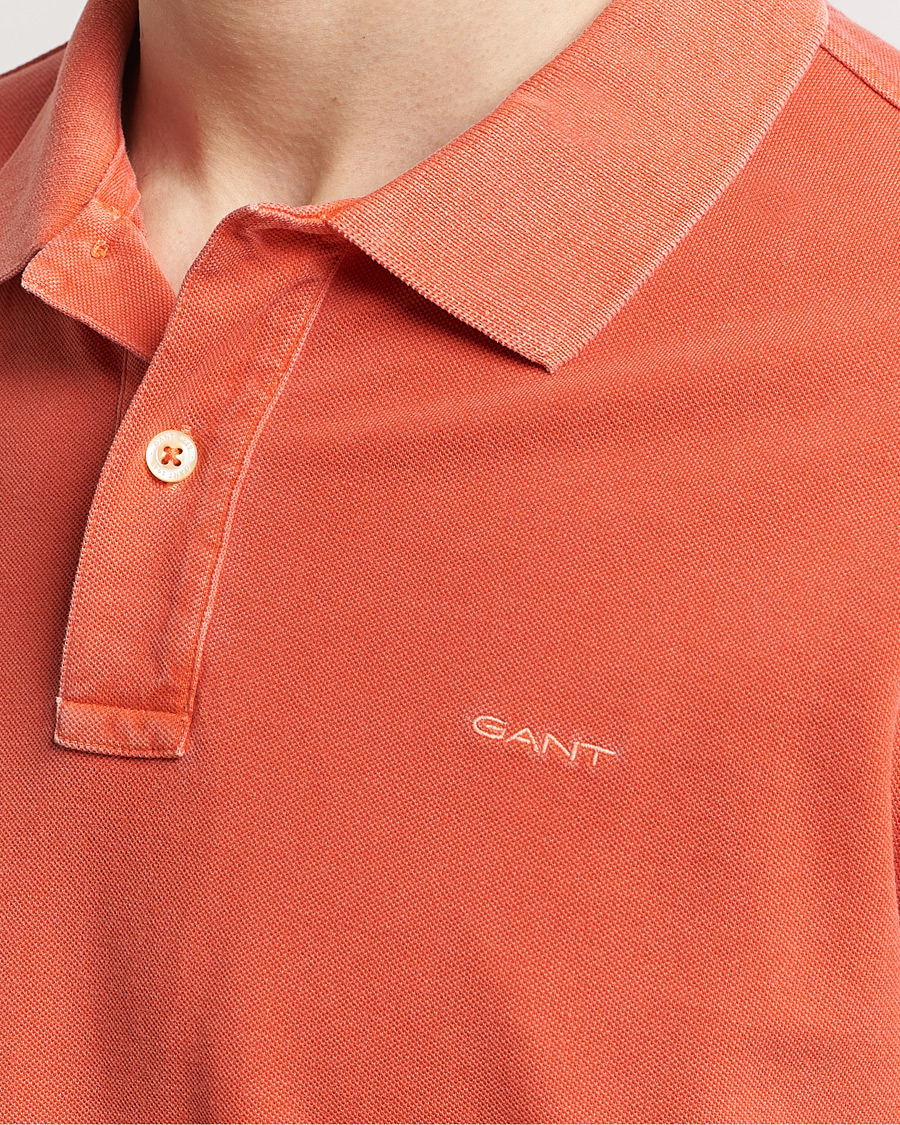 Heren | Polo's | GANT | Sunbleached Polo Burnt Orange