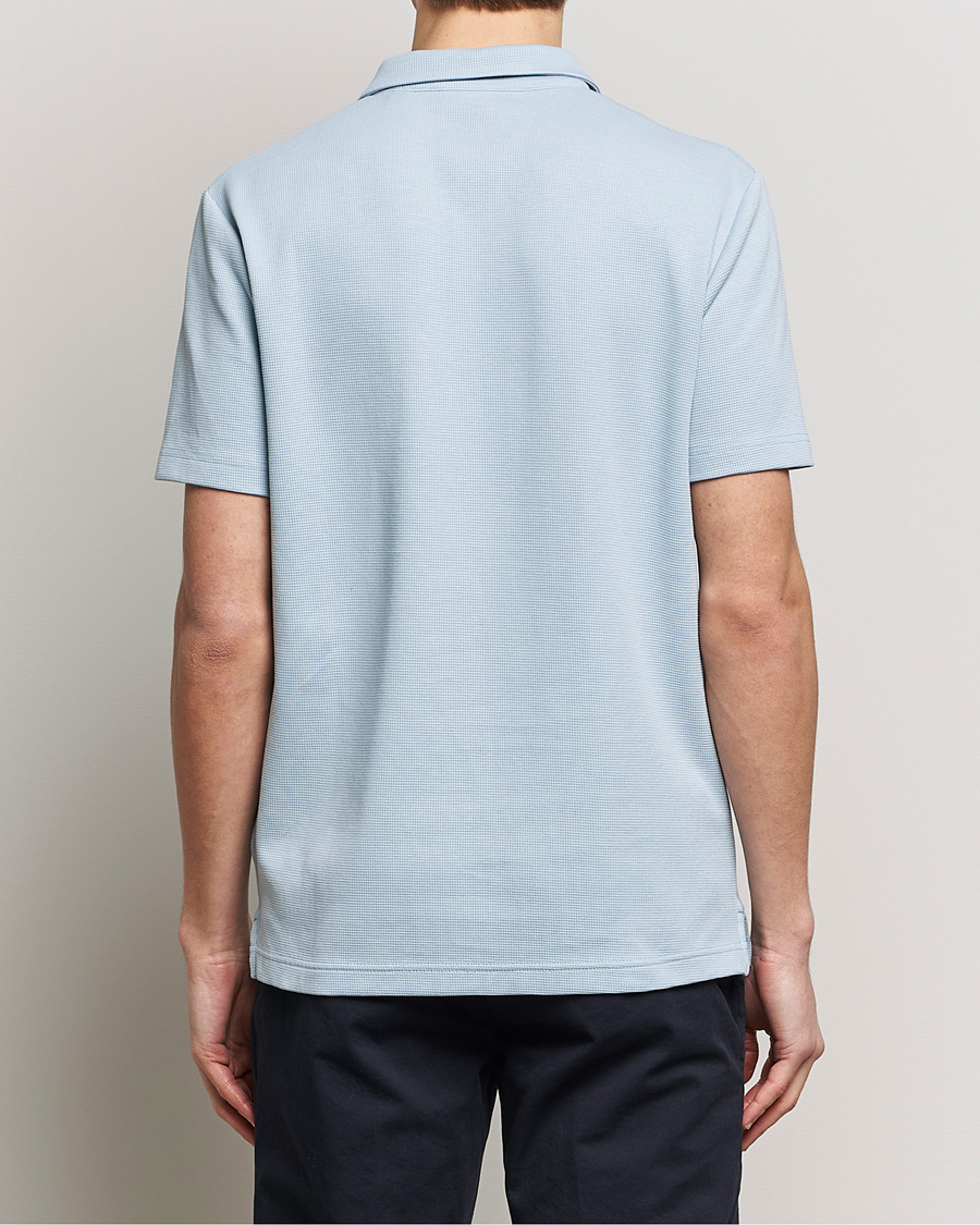 Heren | Polo's | GANT | Waffle Textured Polo Dove Blue