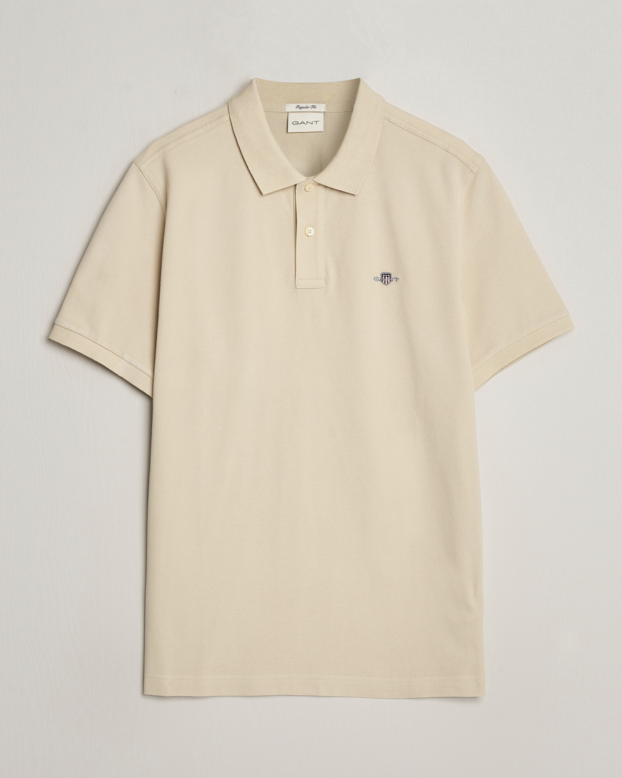 Heren | Polo's | GANT | The Original Polo Silky Beige