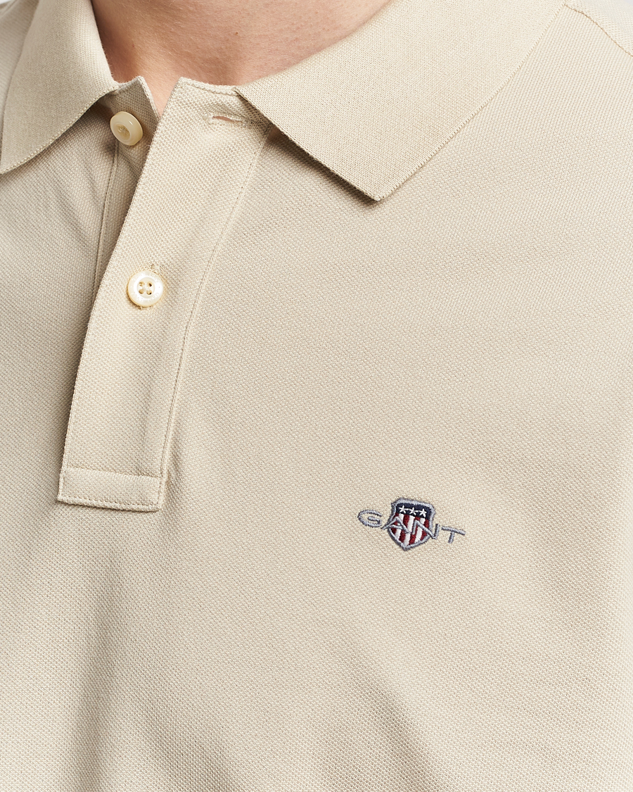 Heren | Polo's | GANT | The Original Polo Silky Beige
