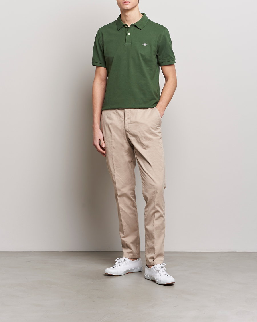 Heren | Polo's | GANT | The Original Polo Pine Green