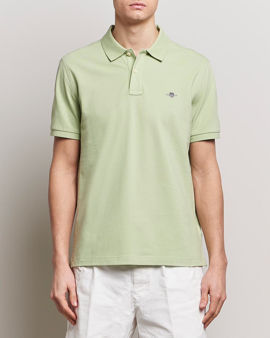 Heren | Poloshirts met korte mouwen | GANT | The Original Polo Milky Matcha