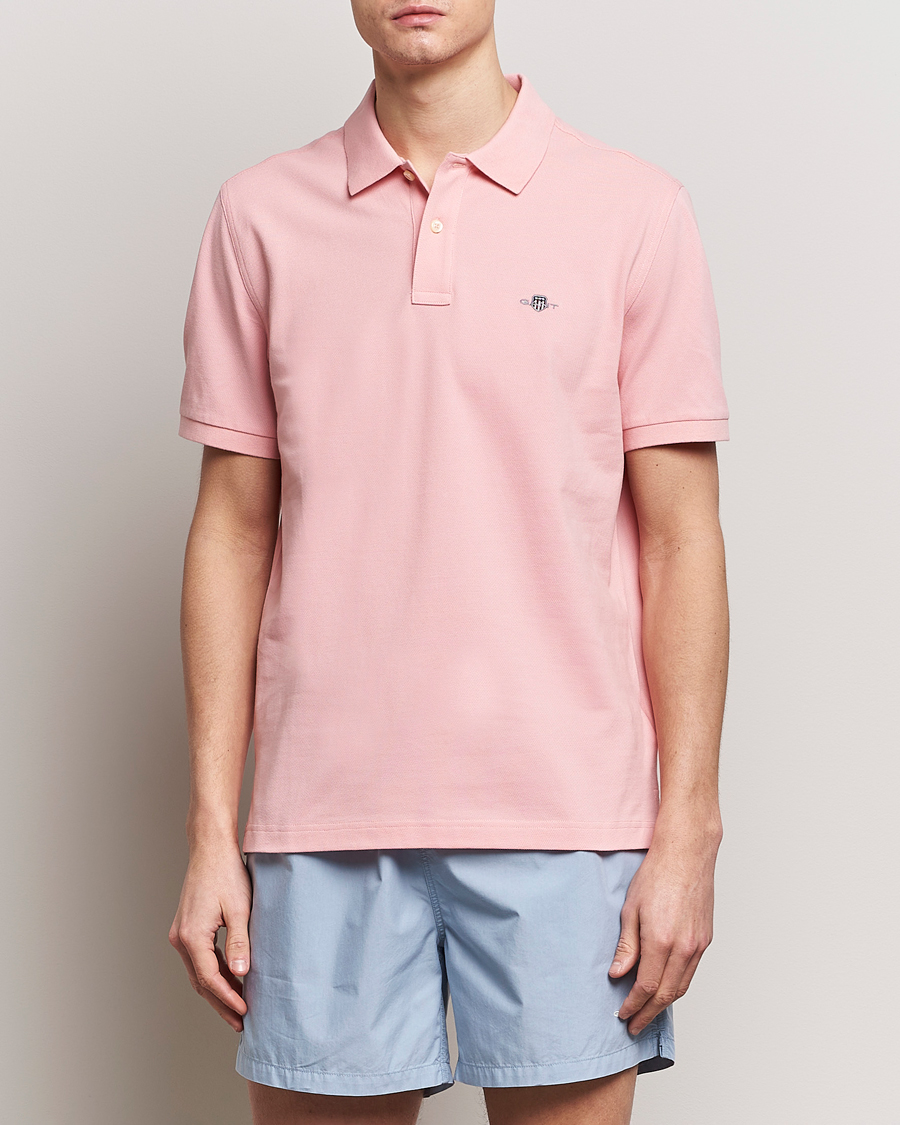 Heren | Poloshirts met korte mouwen | GANT | The Original Polo Bubblegum Pink