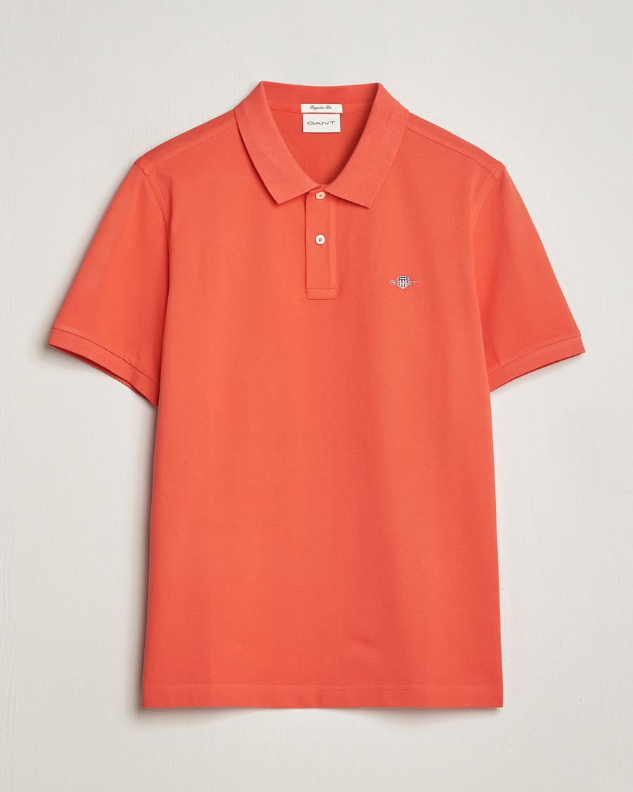Heren | Polo's | GANT | The Original Polo Burnt Orange