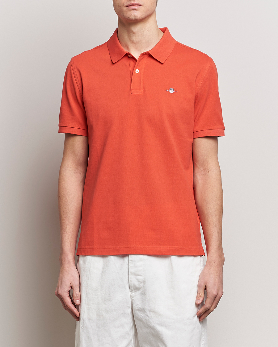 Heren | Poloshirts met korte mouwen | GANT | The Original Polo Burnt Orange