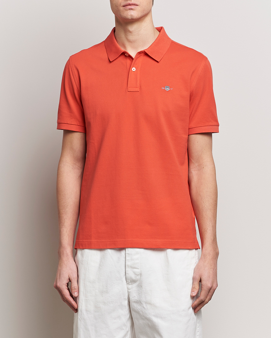 Heren | Polo's | GANT | The Original Polo Burnt Orange