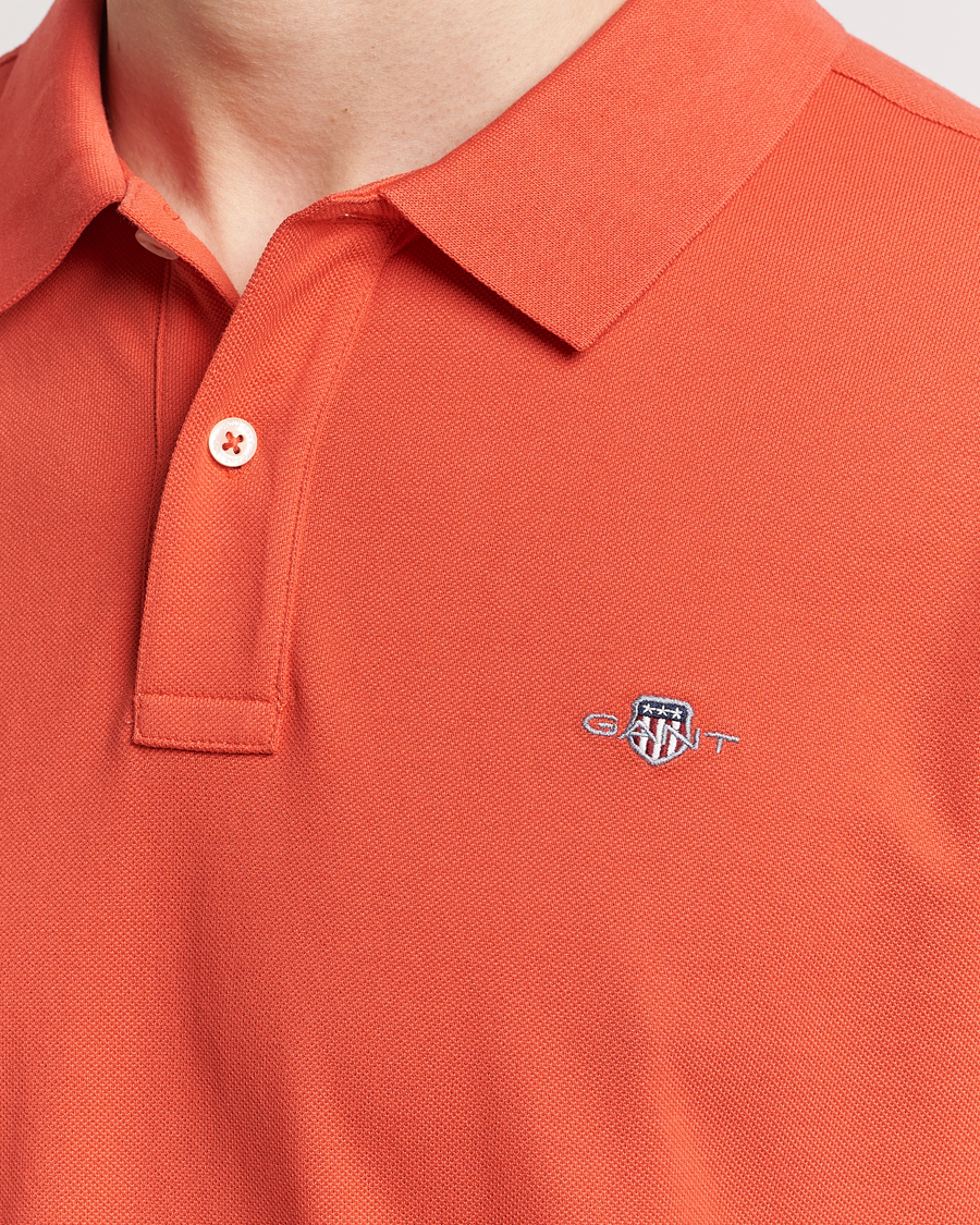 Heren | Polo's | GANT | The Original Polo Burnt Orange