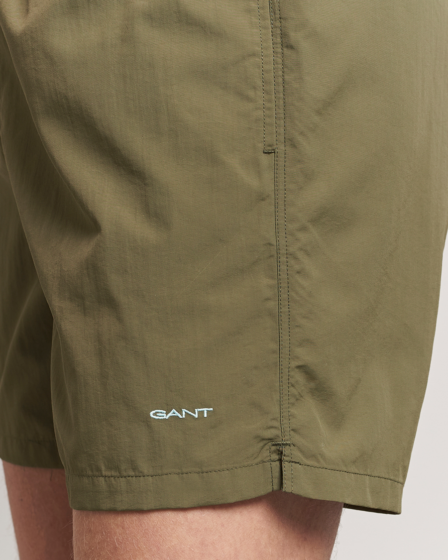Heren | Zwembroek | GANT | Basic Swimshorts Juniper Green