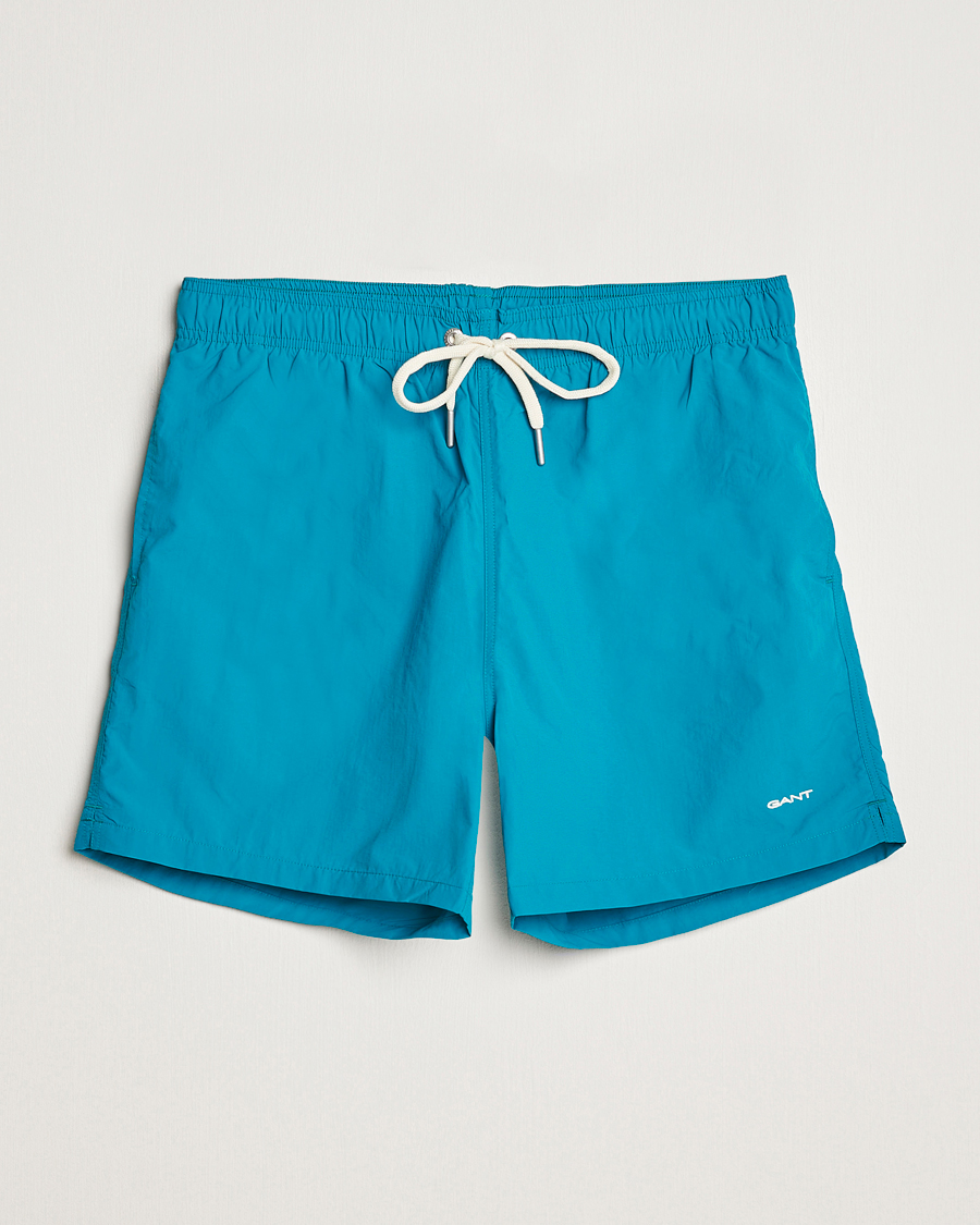 Heren | Zwembroek | Gant | Basic Swimshorts Ocean Turquoise