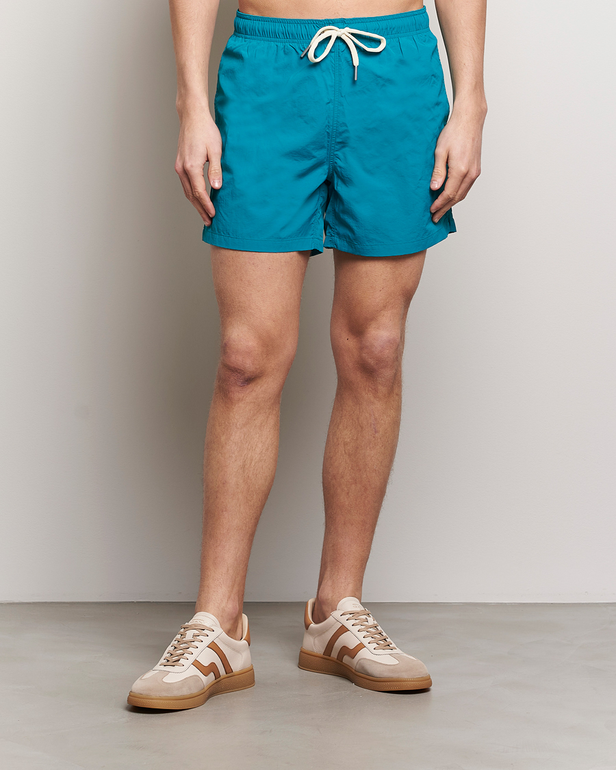 Heren | Afdelingen | GANT | Basic Swimshorts Ocean Turquoise