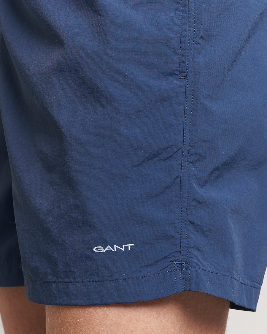 Heren | Zwembroek | GANT | Basic Swimshorts Dusty Blue Sea