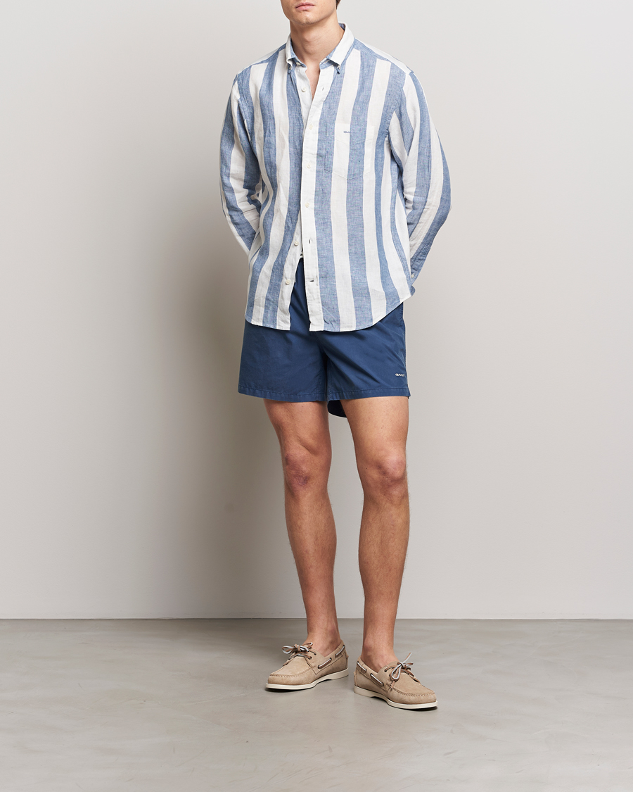 Heren | Zwembroek | GANT | Sunbleached Swimshorts Dusty Blue Sea