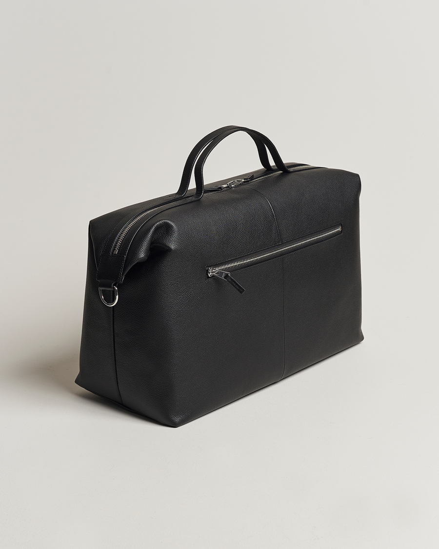 Heren | Accessoires | GANT | Leather Weekendbag Black
