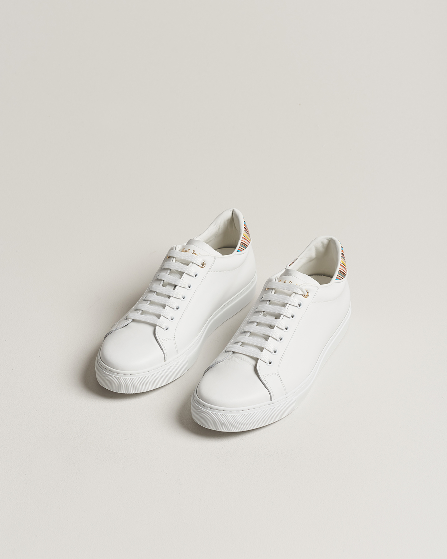 Heren | Paul Smith Beck Leather Sneaker White | Paul Smith | Beck Leather Sneaker White