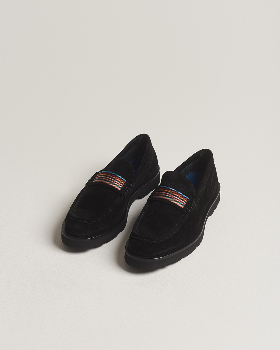 Heren | Suède schoenen | Paul Smith | Bancroft Suede Loafer Black