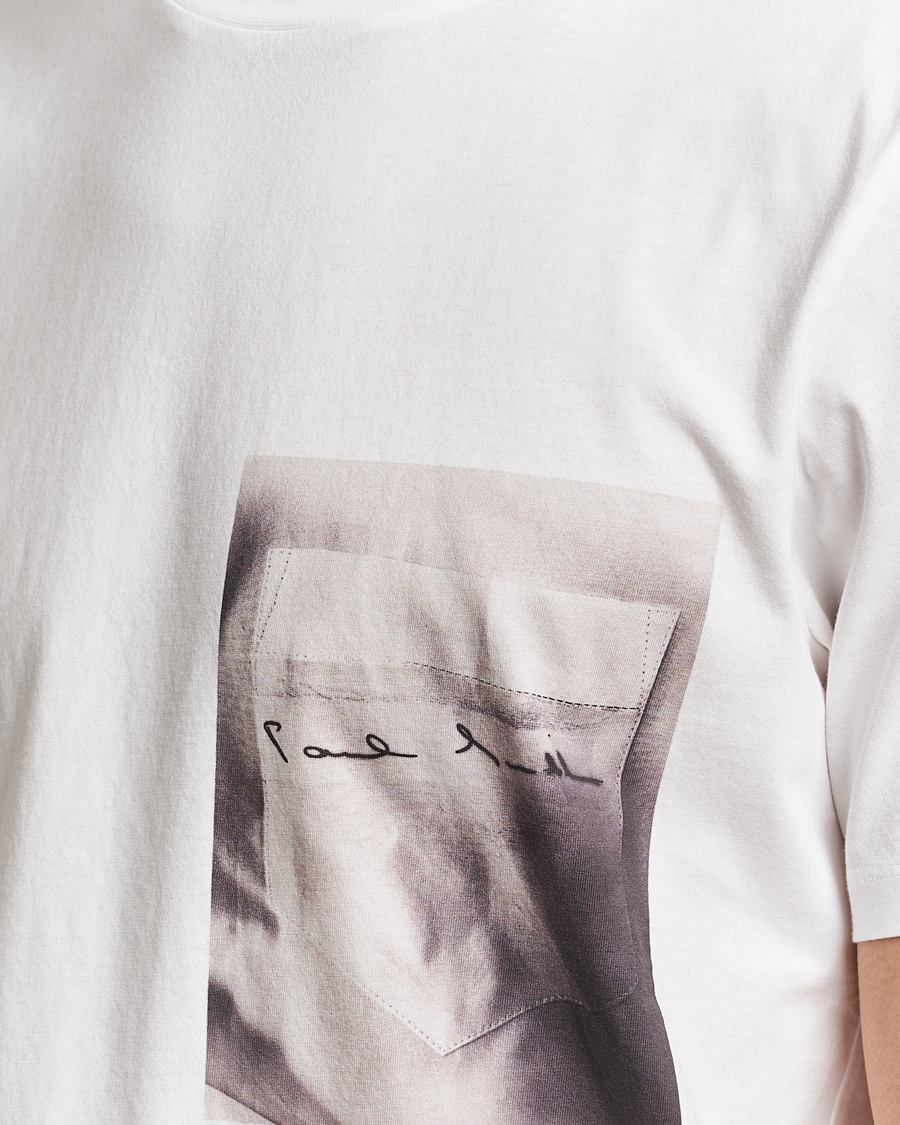 Heren | T-shirts | Paul Smith | Organic Cotton Printed T-Shirt White