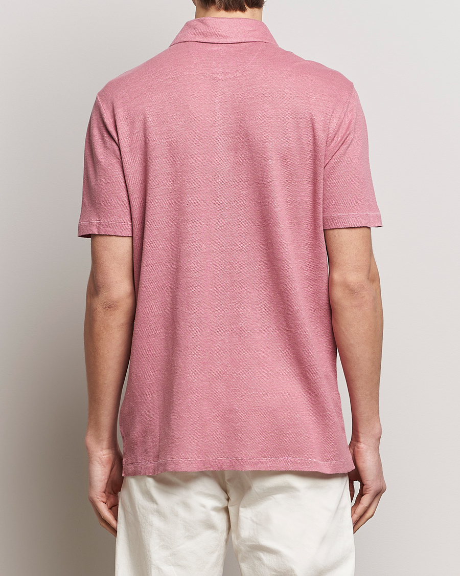 Heren | Polo's | Paul Smith | Linen Polo Pink