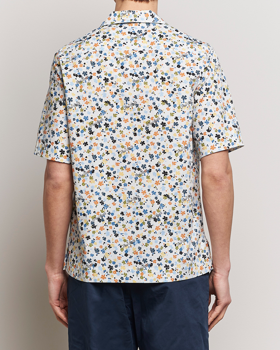 Heren | Overhemden | Paul Smith | Printed Flower Resort Short Sleeve Shirt White