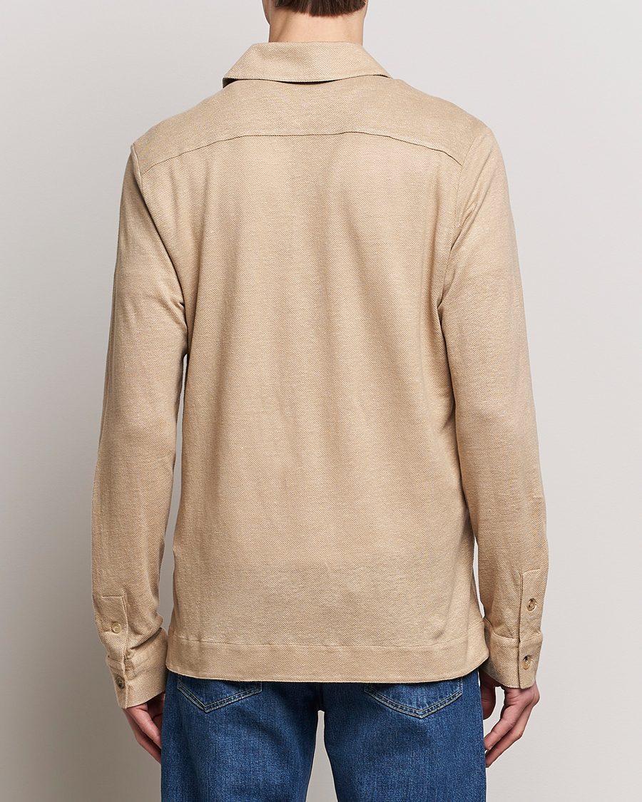 Heren | Overhemden | Paul Smith | Linen Jersey Shirt Beige