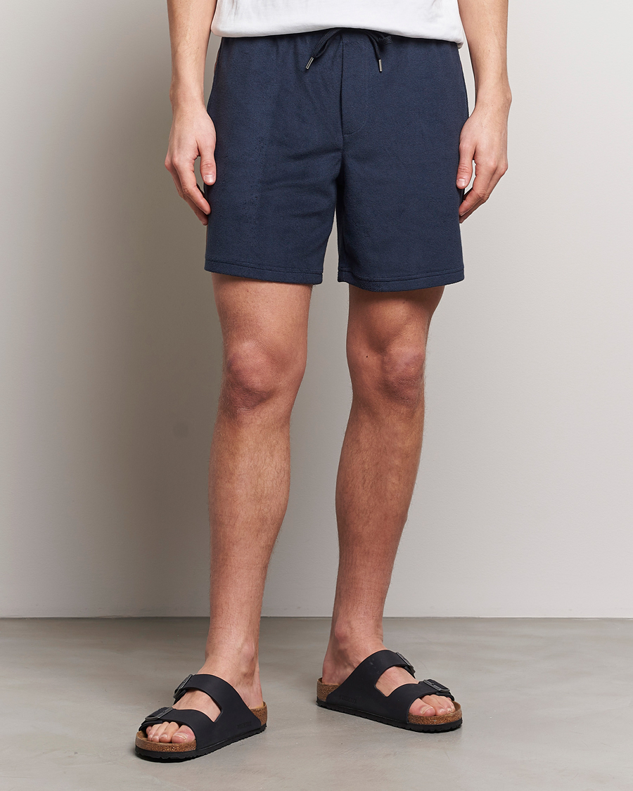 Heren | Korte broek | Paul Smith | Stripe Towelling Shorts Navy