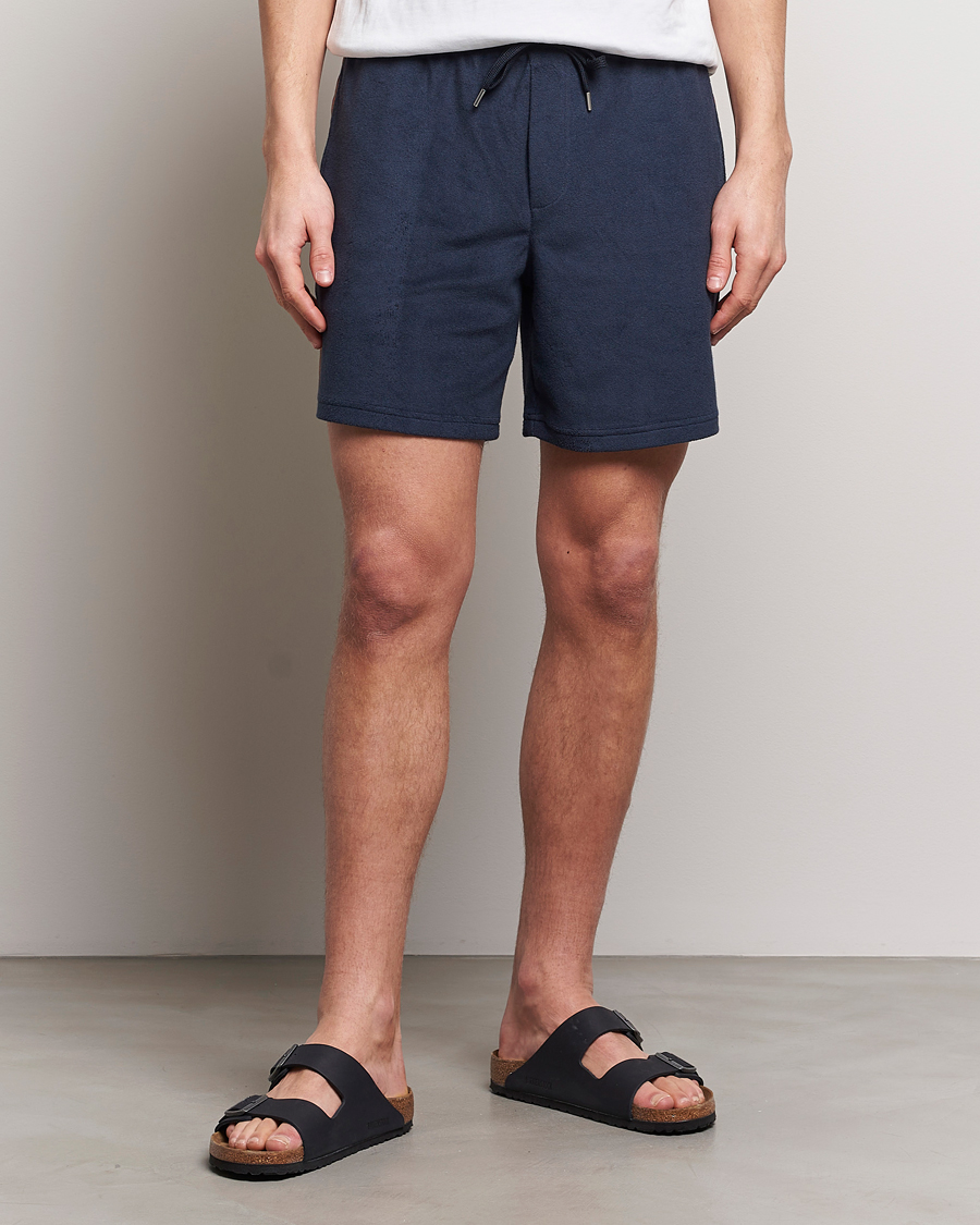 Heren | Paul Smith | Paul Smith | Stripe Towelling Shorts Navy