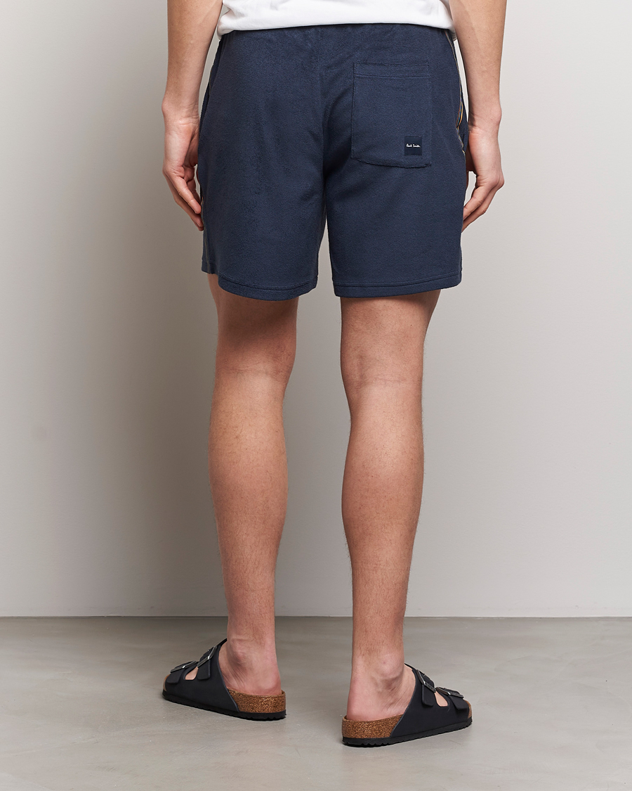 Heren | Korte broek | Paul Smith | Stripe Towelling Shorts Navy