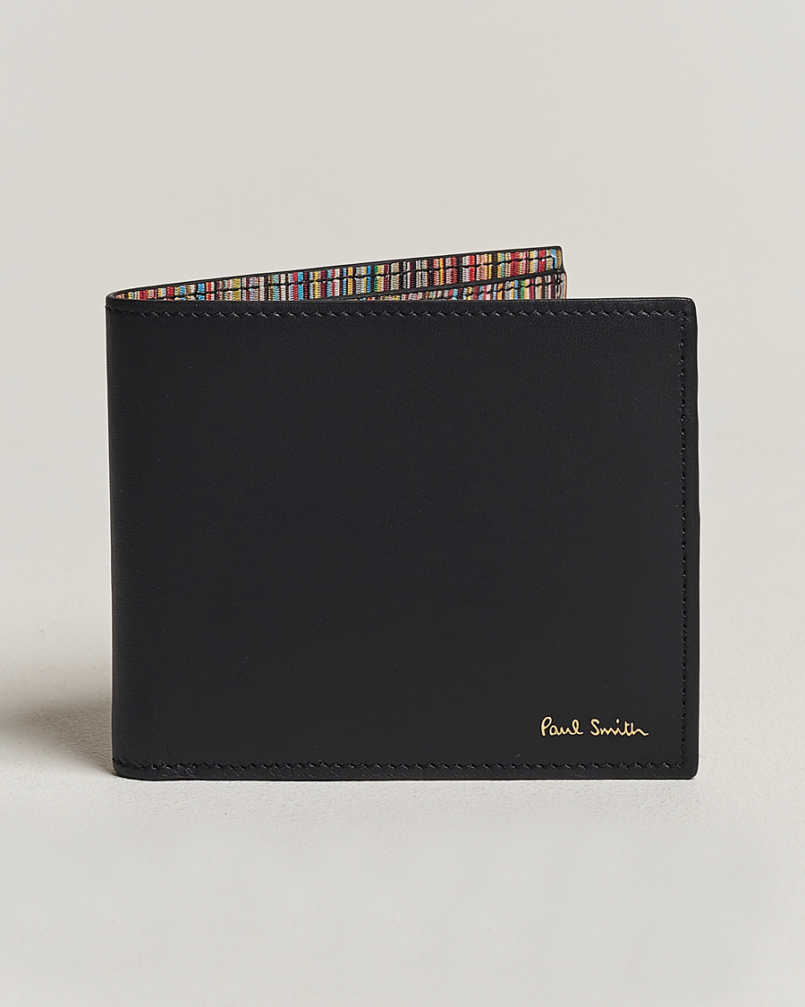 Heren | Paul Smith Leather Billfold Wallet Black | Paul Smith | Leather Billfold Wallet Black