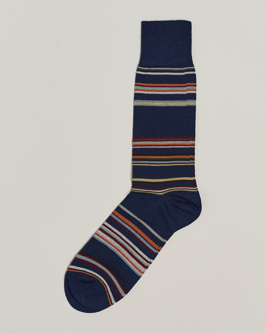 Heren | Ondergoed | Paul Smith | Flavio Signature Stripe Socks Blue