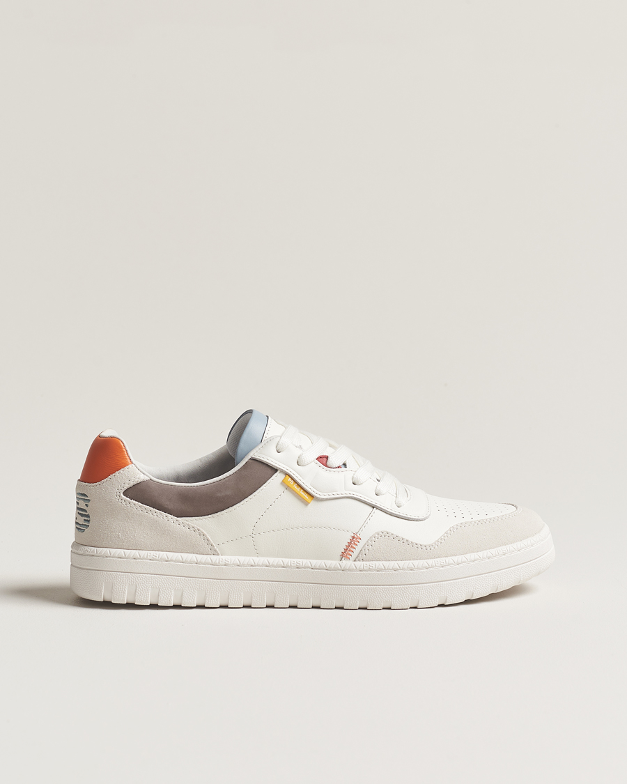 Heren | PS Paul Smith Ellis Leather/Suede Sneaker White | PS Paul Smith | Ellis Leather/Suede Sneaker White