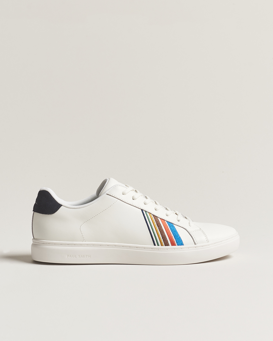 Heren | Sneakers | PS Paul Smith | Rex Embroidery Leather Sneaker White