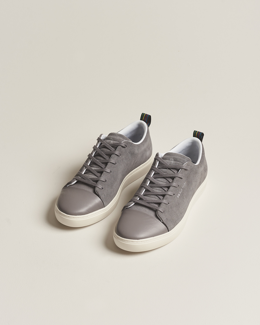 Heren | Paul Smith | PS Paul Smith | Lee Cap Toe Suede Sneaker Grey