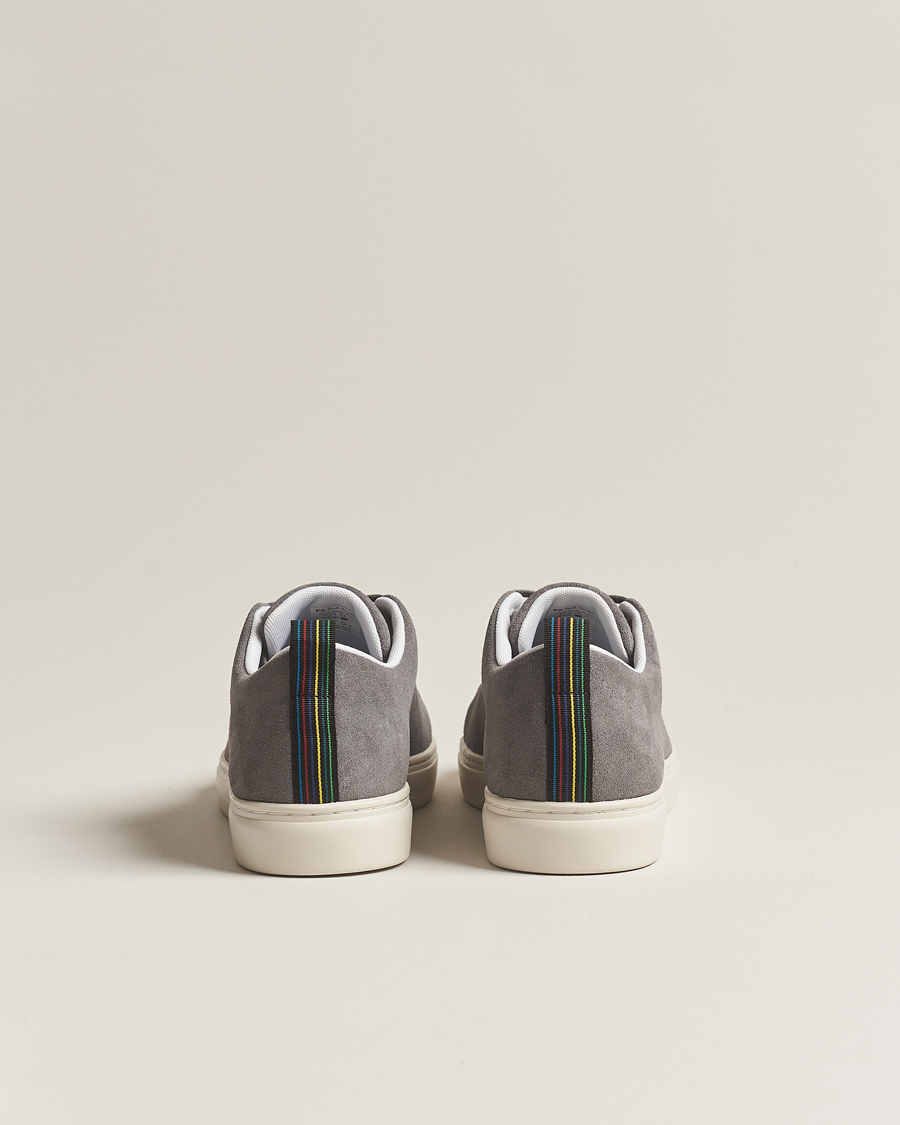 Heren | PS Paul Smith Lee Cap Toe Suede Sneaker Grey | PS Paul Smith | Lee Cap Toe Suede Sneaker Grey