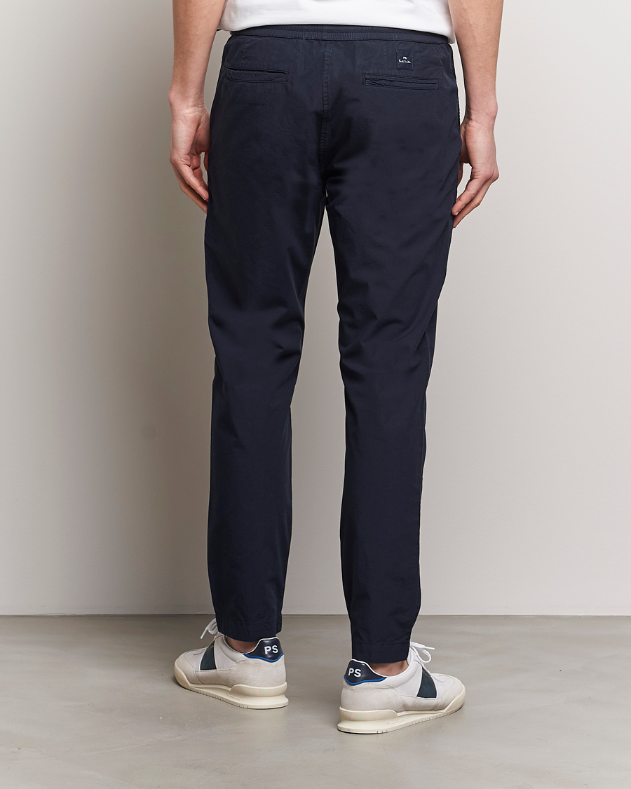 Heren | Broeken | PS Paul Smith | Cotton Drawstring Trousers Navy