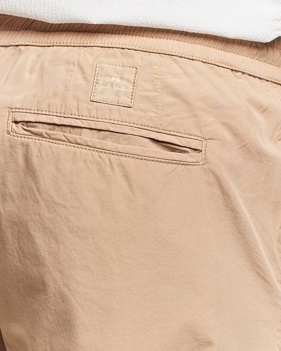 Heren | Broeken | PS Paul Smith | Cotton Drawstring Trousers Beige