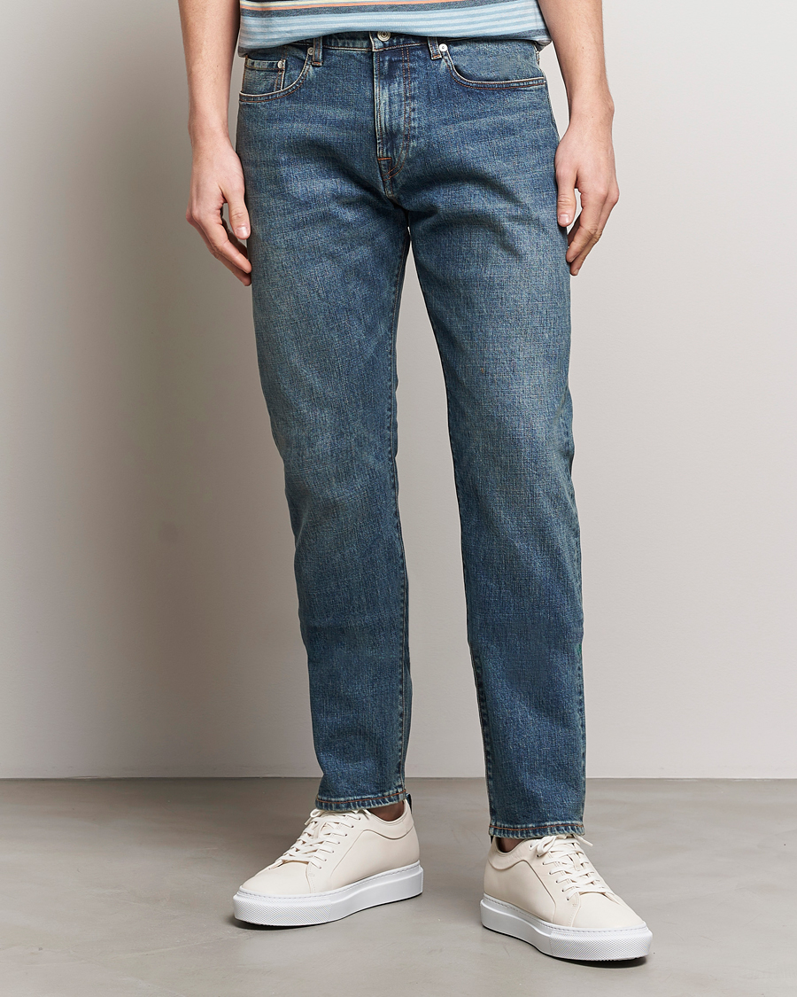 Heren | Blauwe jeans | PS Paul Smith | Tapered Fit Jeans Medium Blue