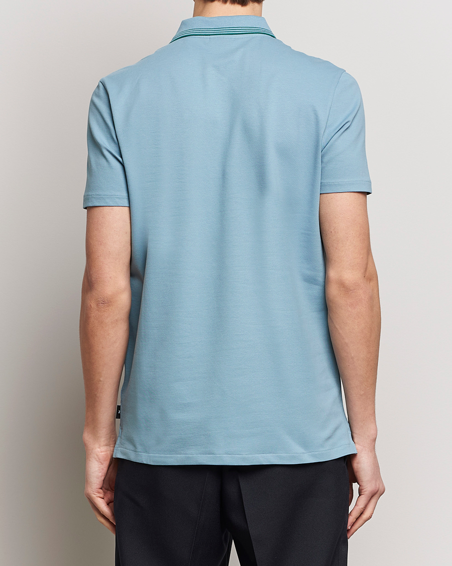 Heren | Polo's | PS Paul Smith | Regular Fit Half Zip Polo Blue