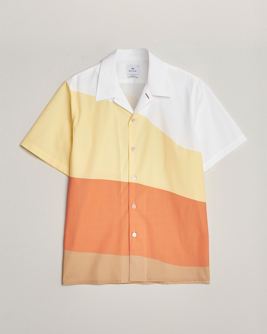 Heren | Overhemden | PS Paul Smith | Blocksstriped Resort Short Sleeve Shirt Multi